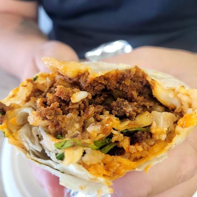 Burritos Chorizo.