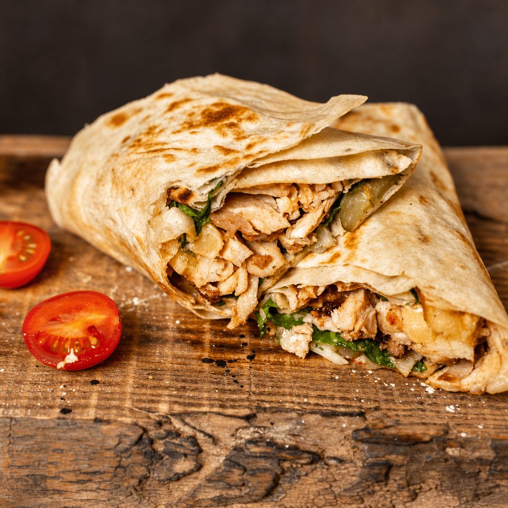 Burritos De Pura Carne De Pollo.
