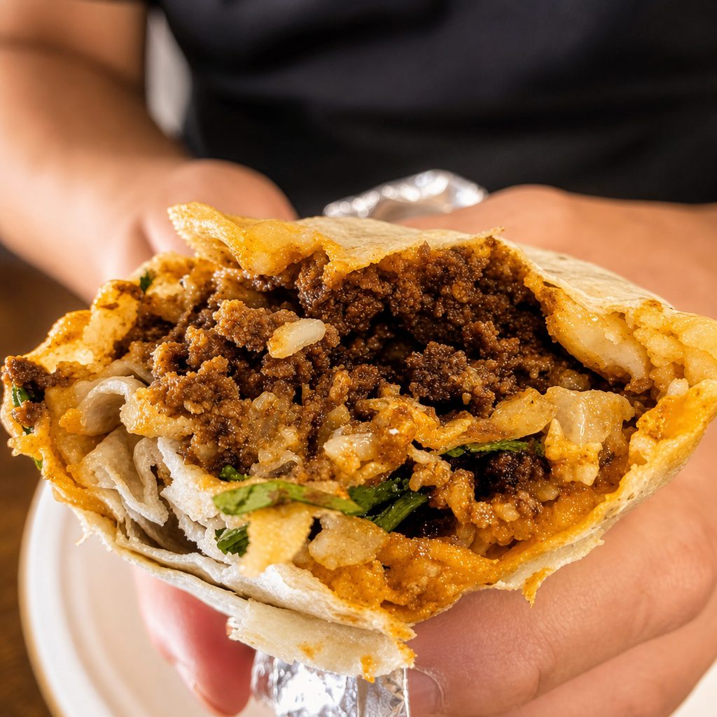 Burritos Chorizo.