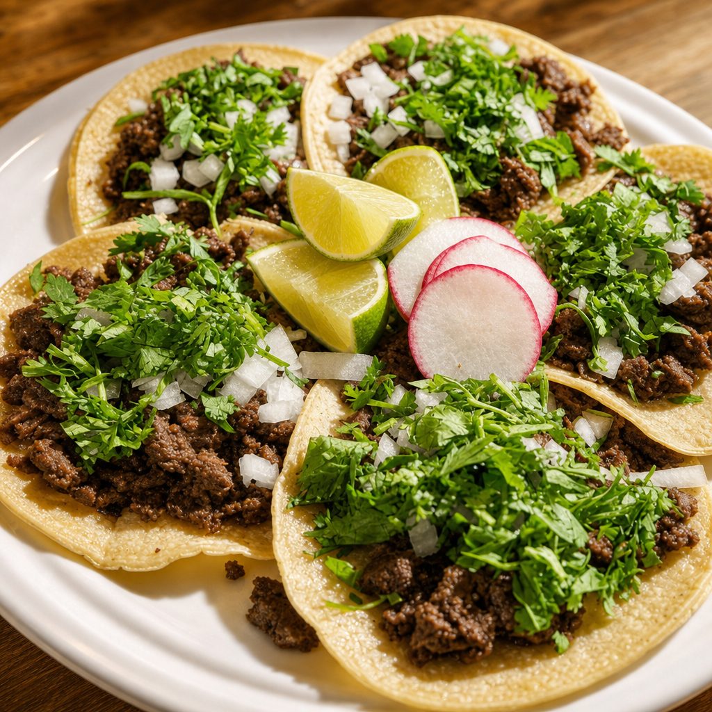 Tacos Asada.