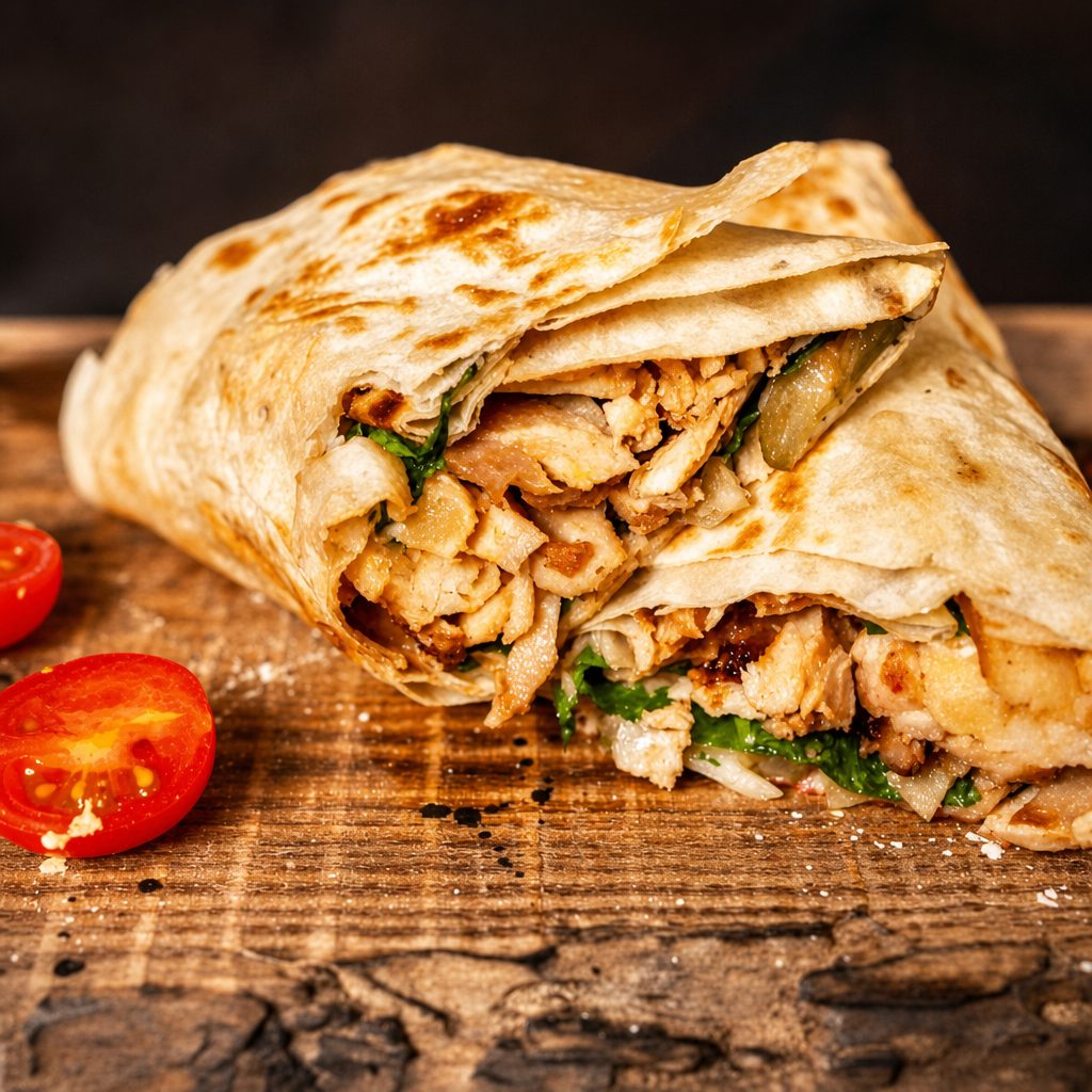 Burritos De Pura Carne Pastor.