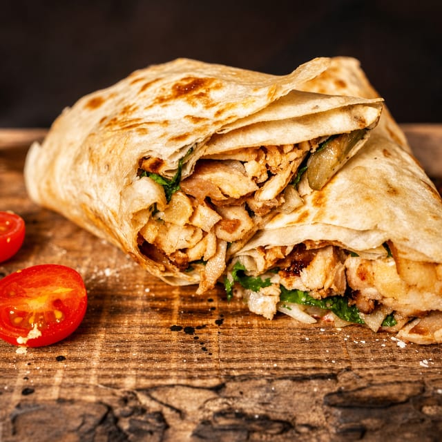 Burritos De Pura Carne Pastor.